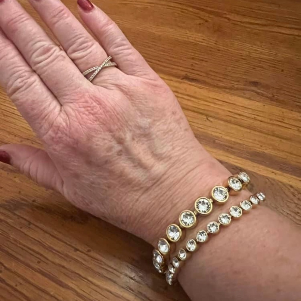 Touchstone Crystal mini ice bracelet aurore boreale BNIB so pretty - Picture 6 of 8